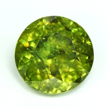 6.94 Cts_Antique !!! Horsetail Inclusion_100 % Natural Demantoid Garnet_Namibia