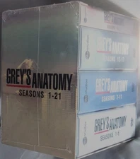 GREY'S ANATOMY - SEASONS 1-21 (DVD) NEW FACTORY SEALED
