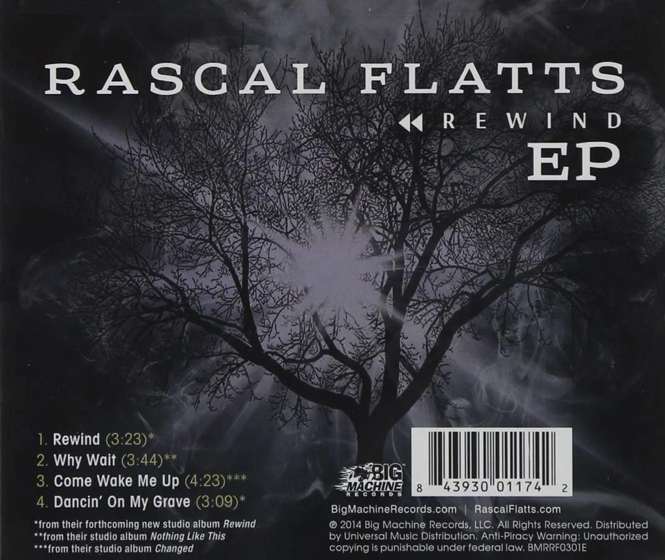 Rascal Flatts Rewind Ep 14 Walmart Exclusive (CD) Foto 2 de 2