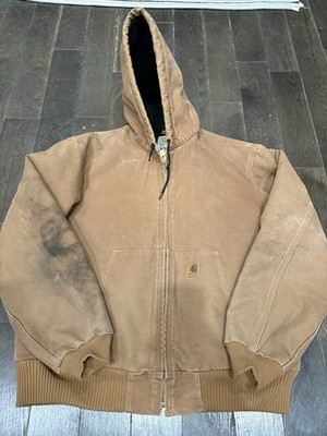 Slightly worn vintage J130 Carhartt jacket large 