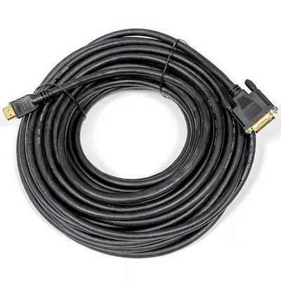 20m Monitor Kabel HDMI DVI-D 24+1 Adapter 1080p PC Beamer TV High Speed FULL HD