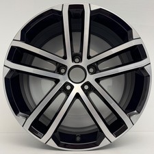 REFURBISHED VW GOLF ALLOY WHEEL MK7 18" GTD NOGARO RIM BLACK VOLKSWAGEN GENUINE