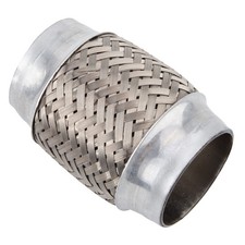 50mm x 100mm 2" x 4" Stainless Exhaust Flex Tube Joint Flexi Repair Flexipipe UK