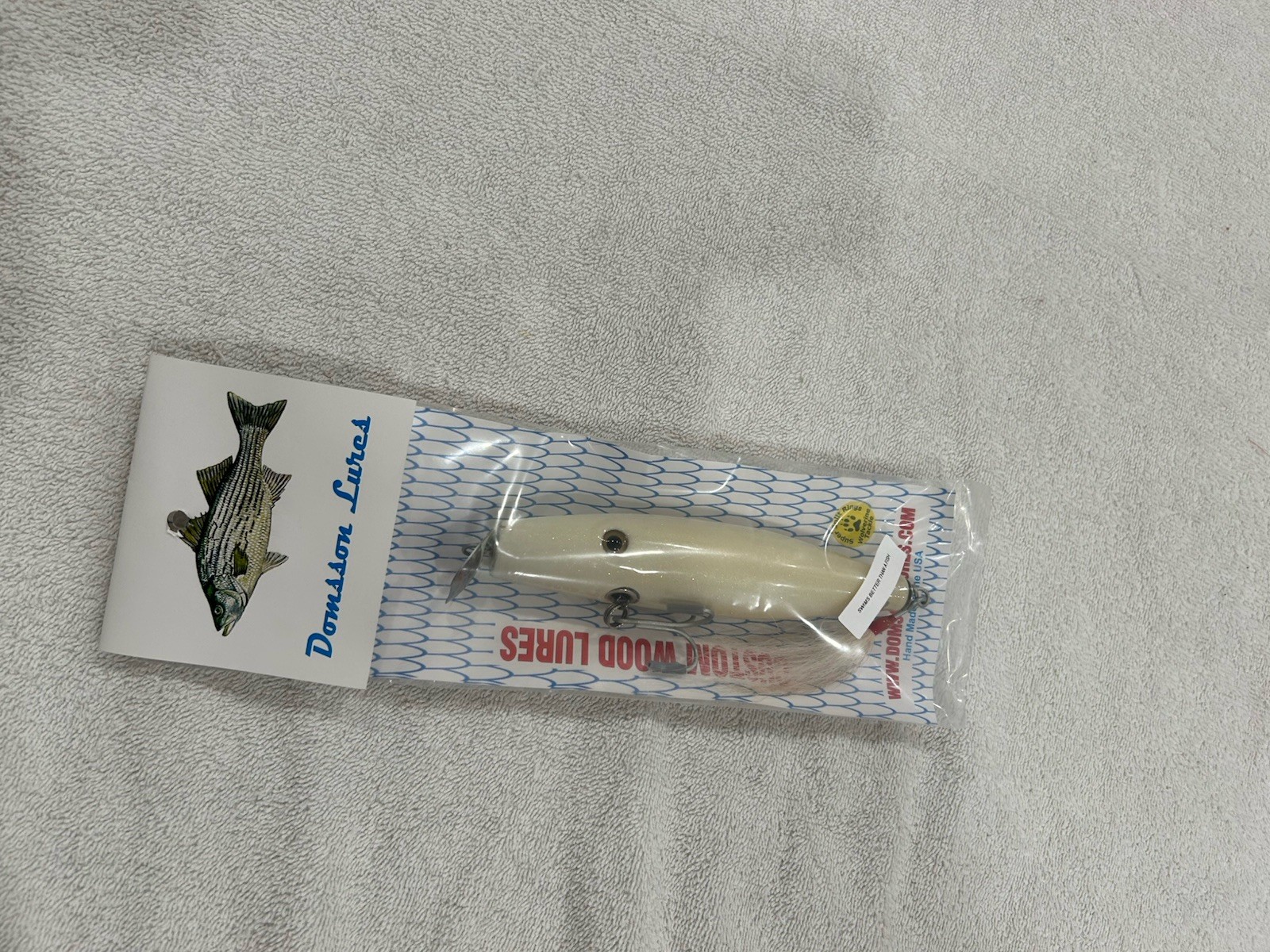 Surfster Domsson Popper  Surf  Lure Striper Plug Metal Lip Stripedbass Pikie - Image 2