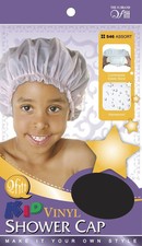 Qfitt Kid Vinyl Shower Cap, 1 ea