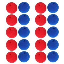 Red Sponge Clown Nose Party Supply 20Pcs Performance Prop for Cosplay