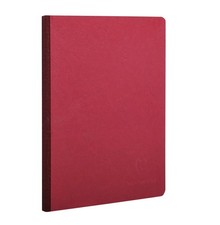 Clairefontaine - Ref 795462 - Clothbound Notebook with Elastic A5, Red