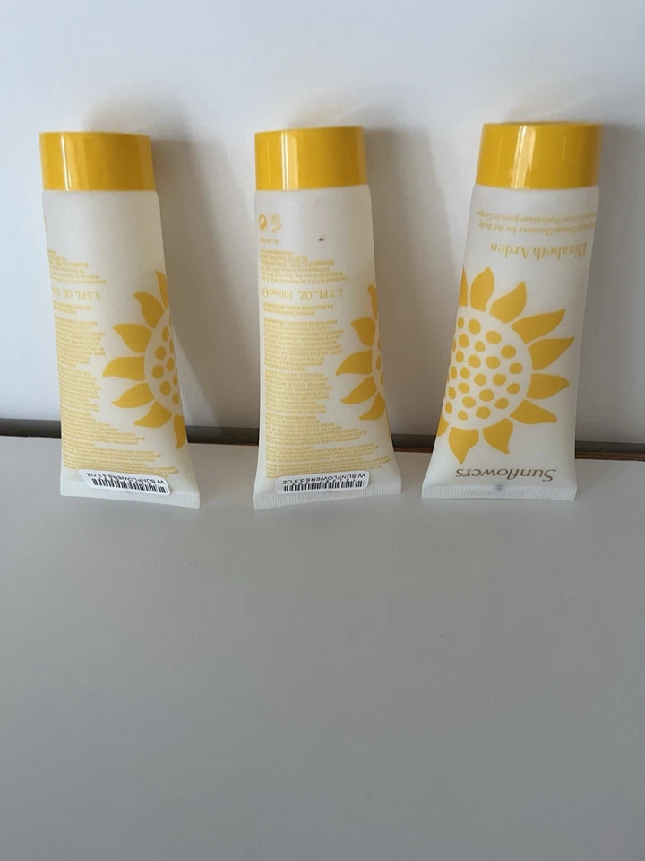 Crema limpiadora hidratante Sunflowers de Elizabeth Arden para mujer 3,3 oz nueva Foto 3 de 4