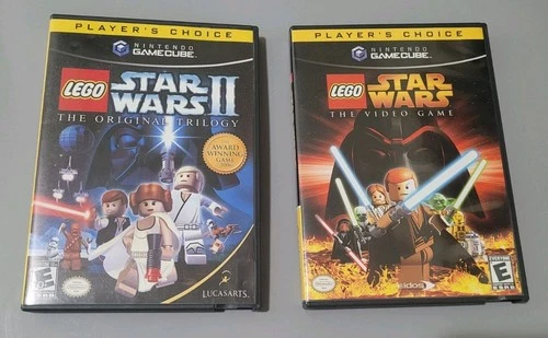 LEGO Star Wars: The Video Game + LEGO Star Wars II Trilogy Gamecube CIB