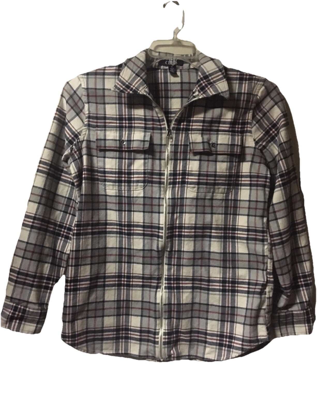Chaps ~ Women’s ~ Jacket ~ Medium ~ Short ~ Plaid - image 5