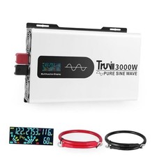 Pure Sine Wave Inverter with LED Smart Monitor Power Inverter 12V to 12V 3000W