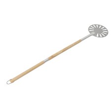 V1_9 Inch Pizza Turning Peel Lightweight Stainless Steel Perforated Pizza Peel