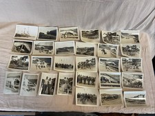 Lot of 28 Found Photos Military Men Boat Landscape Church