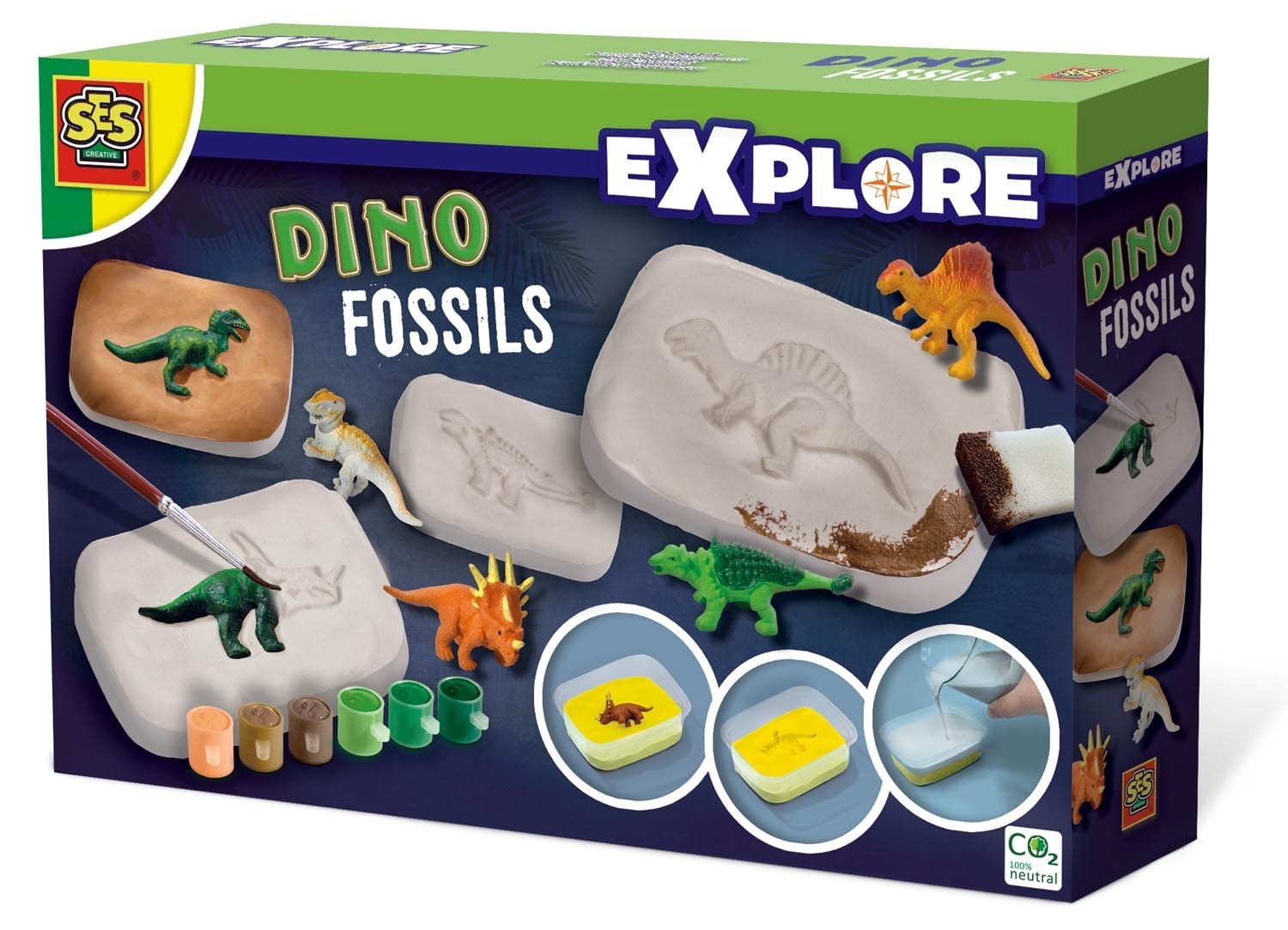 SES Creative 25077 Dino Fossils, Medium