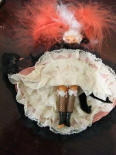 RARE VINTAGE CELLULOID BURLESQUE DOLL SNF FRANCE 12- 6" JOINTED LIMBS