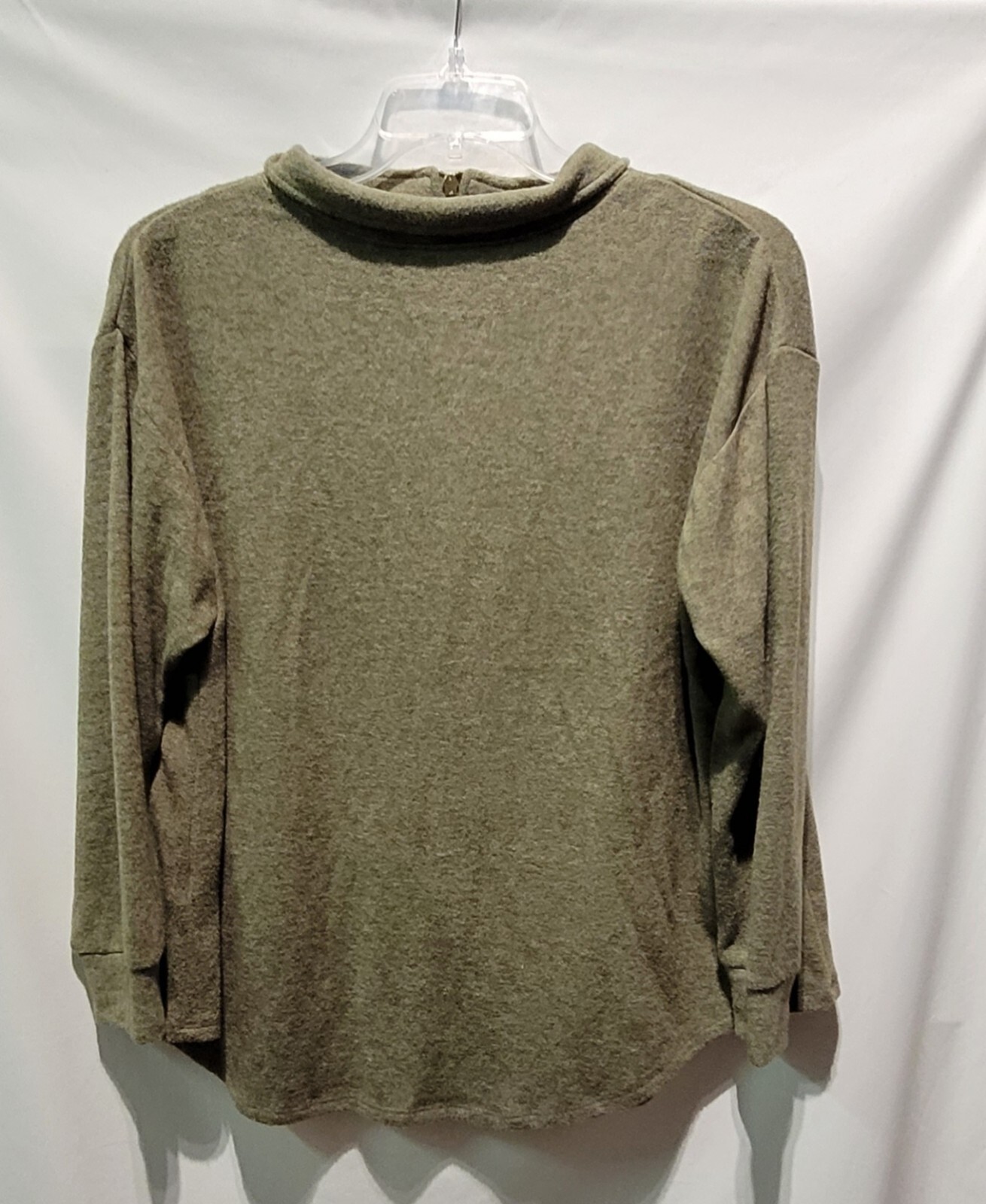 Ruby Road 1/4 Zip Solid Gray Pullover Tunic Women… - image 2