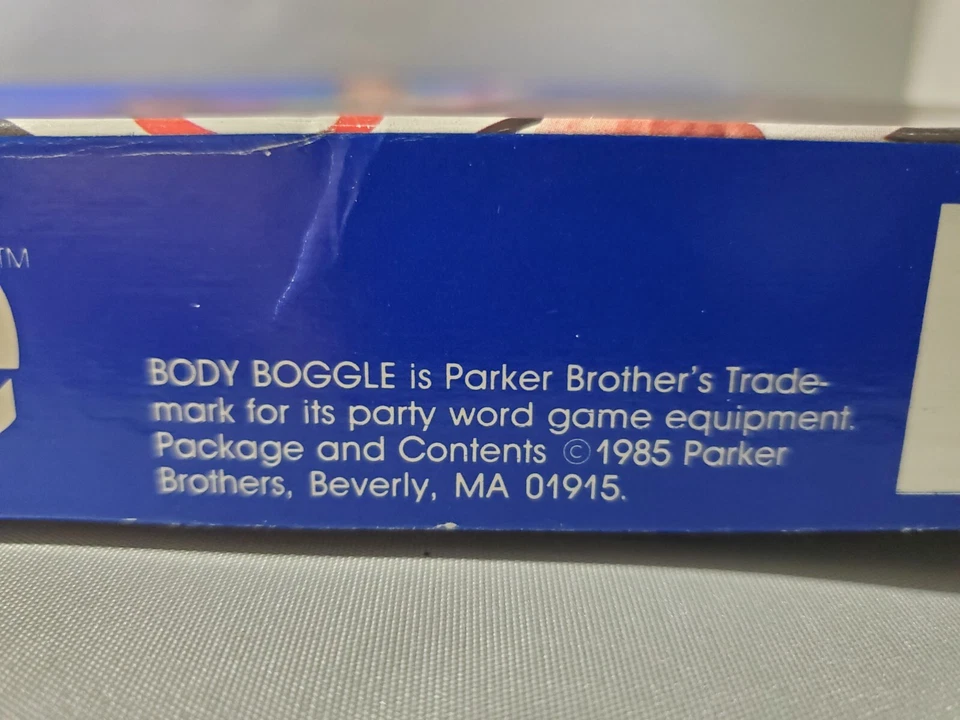 Vintage Body Boggle Game By Parker Bros 1985 Fully Complete  - Image 4 of 4