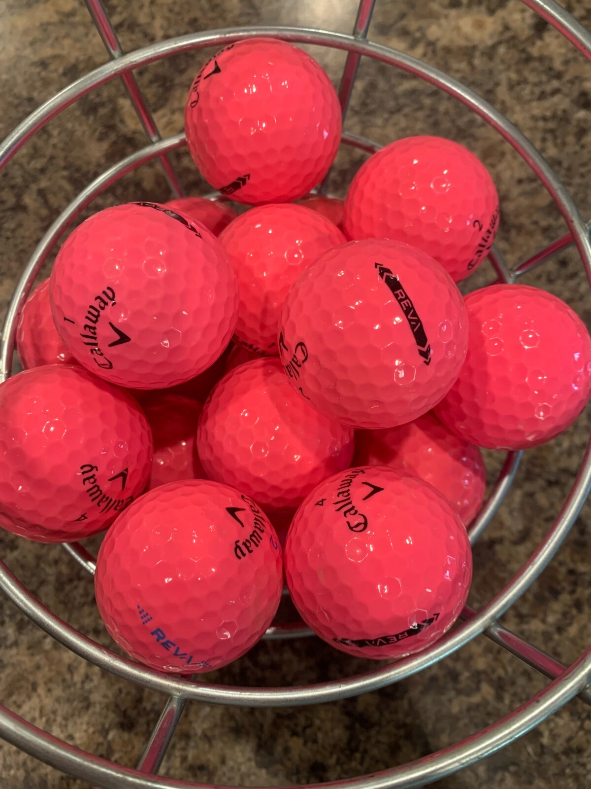 2 Dozen (24) Pink Callaway Reva AAAAA Used Golf Balls Mint Condition eBay