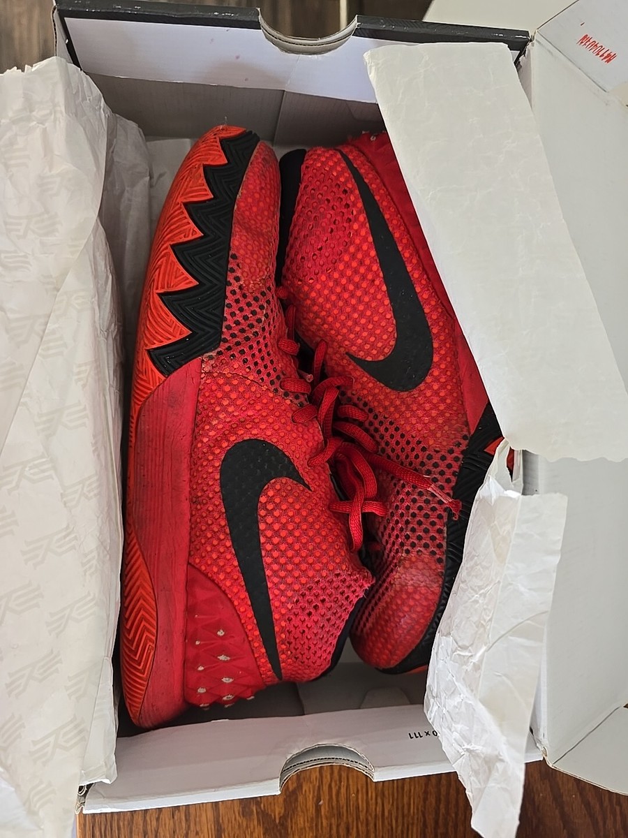 Nike Kyrie 1 Deceptive Red 27.5 ナイキ カイリー NIKE KYRIE 1 DECEPTIVE RED DETAILED SNEAKER REVIEW + ON FEET