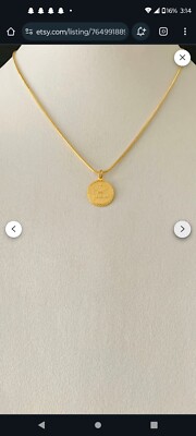 Augis Love Medal ''Plus qu'hier moins que demain'' Love you more