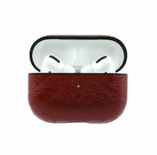 Luxury AirPods Case Leather Protective Cover Skin For Apple AirPod PRO 2 DkBr