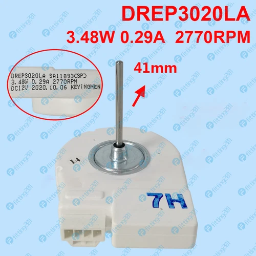 3.48W 0.29A fan motor 2770rpm DC12V DREP3020LA cooling motor fan for samsung
