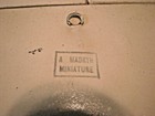 3 Vintage Madryn Miniature Chalk ware Plaques  — photo 8