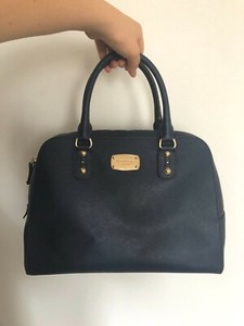 navy satchel