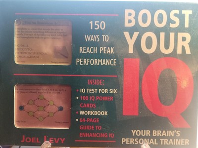 Boost Your IQ Test Your Brain's Personal Trainer Joel Levy Game ~ New