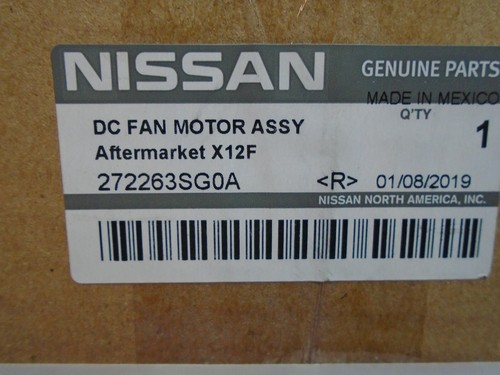 13 14 15 16 17 Nissan Sentra blower motor OEM 27226-3SG0A II483 - Picture 6 of 6