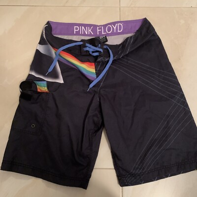 2013 PINK FLOYD Dark Side of the Moon DSOTM Swim Trunks Bathing Suit SMALL S