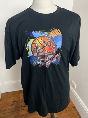 S Brand Men s Graphic T-shirt Size 2XL Black