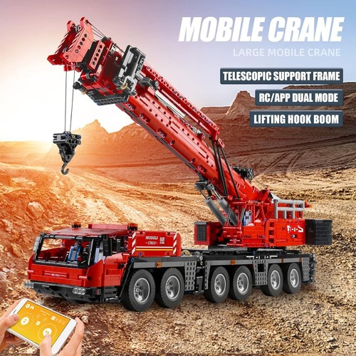Mould King 17013 Grove Mobile Cranes Building Blocks Set with Motor/APP Remote - Picture 1 of 19