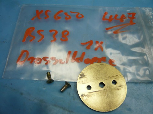Yamaha  XS 650  Vergaser Typ BS38 1x Drosselklappe Throttle Valve Carburetor