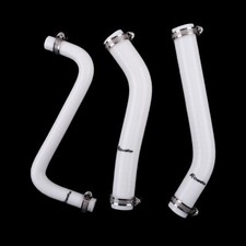 For 20004-2018 Honda TRX450R TRX450ER Silicone Radiator Hose w/ Clamps White