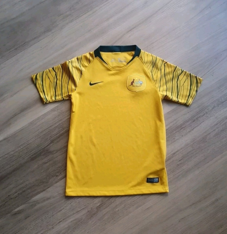 Socceroos Kids Soccer Jersey Size Youth M Fooball ALeague Stained