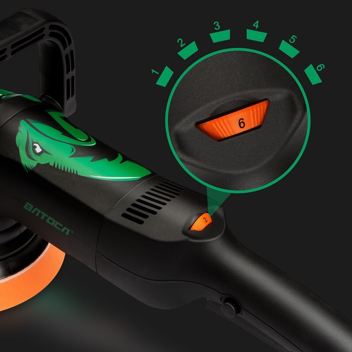 BATOCA Dual Action Car Polisher Buffer Machine 700W Orbital DA - Foto 6