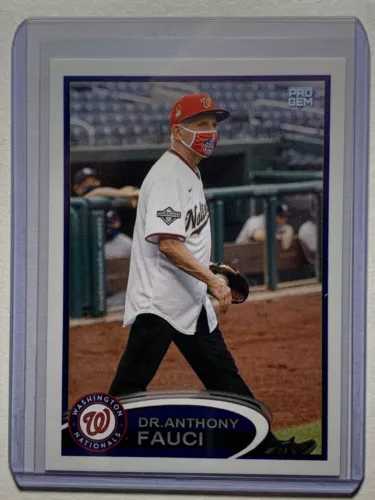 2020 Dr. Anthony Fauci Pro Gem Custom "walk up" Baseball Card - In hand!