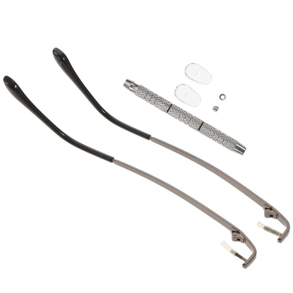 Eyeglasses Arms Rimless Sunglasses Replacement Repair Set Metal