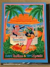 Dave Matthews Tim N2 2.18.23 Riviera Maya Cancun Mexico FOIL Poster #90/200 Rhys