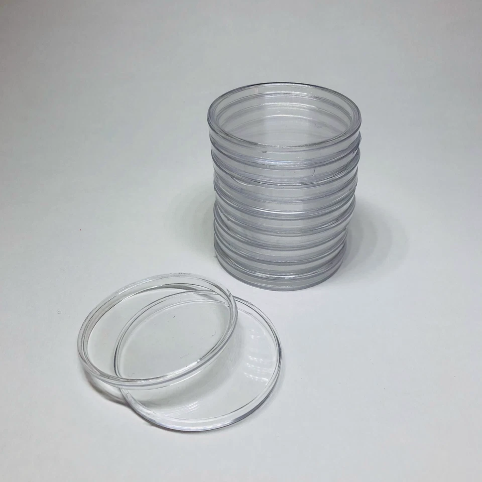 Premier Padded Clear Coin Capsules Holder Storage Crown Display Case £2 50P € UK - Image 3 of 4