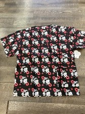 NWT betty boop nurse scrub top size 2X Black And Red