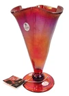 NEW Fenton 8.5" T Ruby Amberina Stretch Vase 5951 RL NIB 100th Anniversary