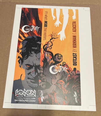 Outcast 2015 SDCC Exclusive Vannen Watch Box Art Test Print Only Comic Image