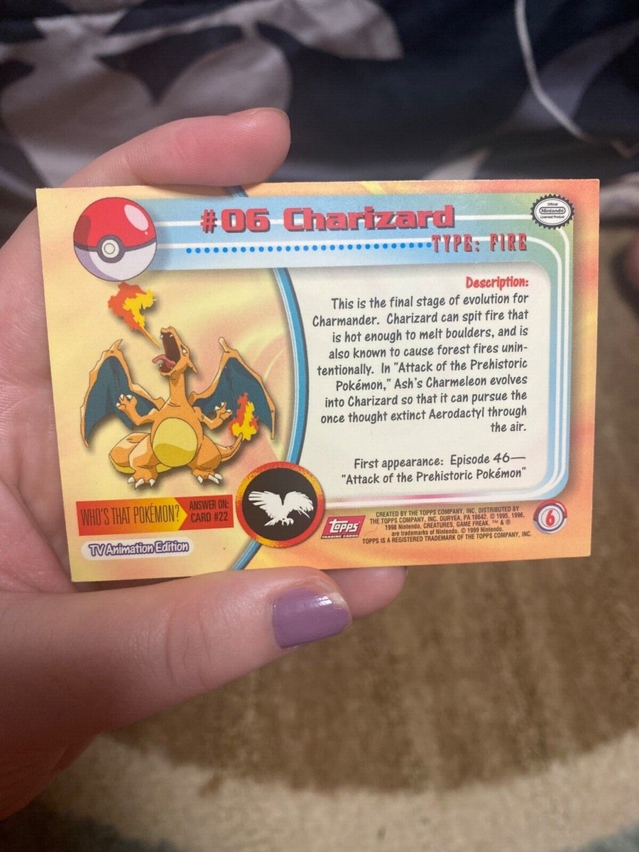 06 Charizard Topps Pokemon Card. | eBay