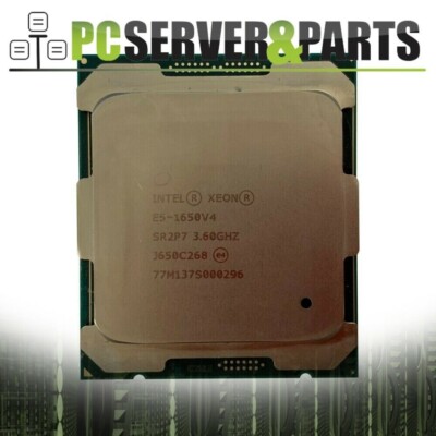 Lot of 2 Intel Xeon E5-1650 v4 SR2P7 3.60GHz 15M 6-Core LGA2011-3 CPU Processor