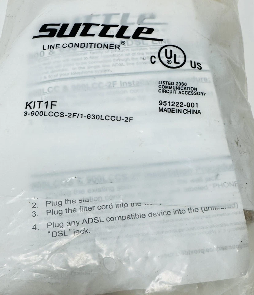 New Suttle Line Conditioner Kit 1F 3-900LCCS-2F/1-630LCCU-2F NOS Sealed - Image 3 of 4