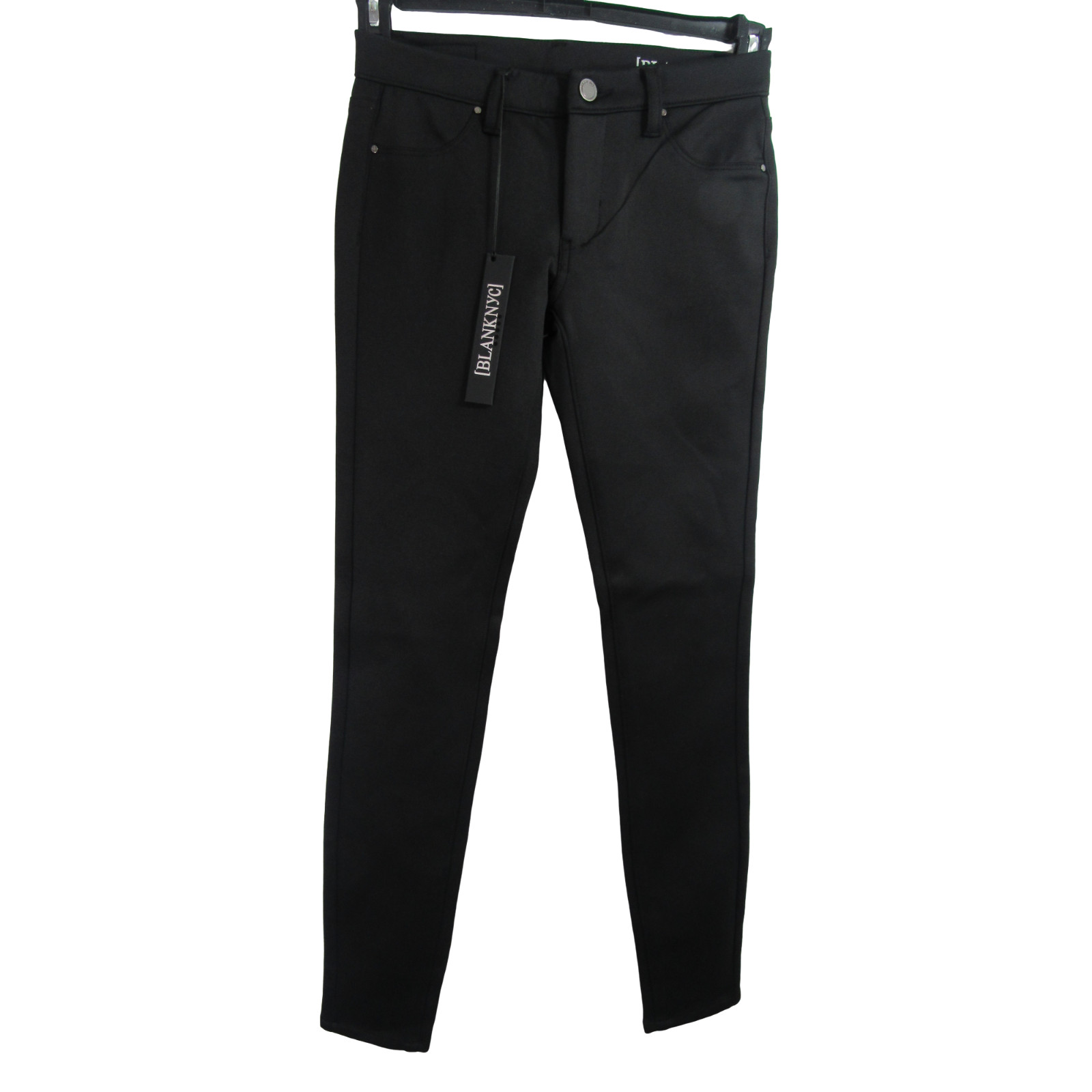 NWT BlankNYC Sprayon Super Skinny Jeans Style 52E-7298C Size 27 Black Inseam 30"
