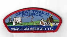 Great Trails Council SAP T1 RED Bdr. Massachusetts [GA-2056]
