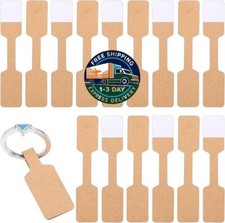 500 etiquetas adhesivas para precios de joyer a en blanco, f ciles de despegar.